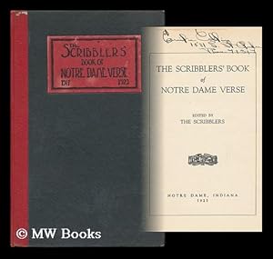 Seller image for The Scribblers' Book of Notre Dame Verse, Edited by the Scribblers for sale by MW Books