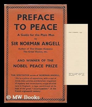 Seller image for Preface to Peace; a Guide for the Plain Man, by Norman Angell for sale by MW Books Ltd.