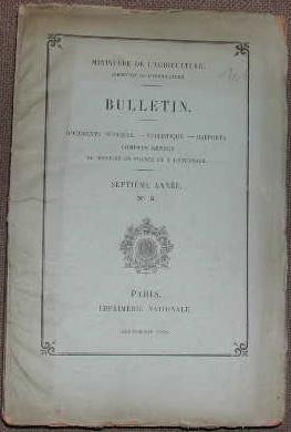 Immagine del venditore per Documents officiels ? Statistique ? Rapports. Comptes rendus de missions en France et  l'tranger-Septime anne N 5. venduto da alphabets