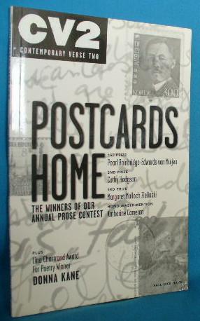 CV2 Contemporary Verse Two. Postcards Home, Fall 2000