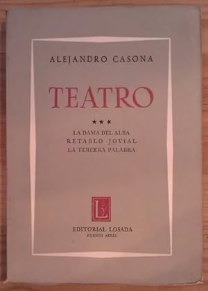 Imagen del vendedor de Teatro 3: La dama del alba - Retablo jovial - La tercera palabra a la venta por La Leona LibreRa
