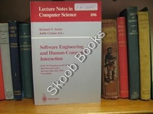 Seller image for Software Engineering and Human-Computer Interaction ICSE '94 Workshop on SE-HCI: Joint Research Issues, Sorrento, Italy, May, 1994 Proceedings (Lecture Notes in Computer Science 896) for sale by PsychoBabel & Skoob Books
