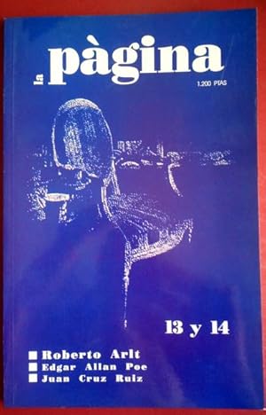 REVISTA LA PÁGINA Nº 13 Y 14 . 1993 . ROBERTO ARLT . EDGAR ALLAN POE.