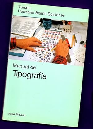 Seller image for MANUAL DE TIPOGRAFIA. for sale by Librera DANTE