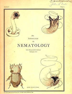 Bild des Verkufers fr An Introduction to Nematology Section I Part I (one 1) zum Verkauf von Book Booth