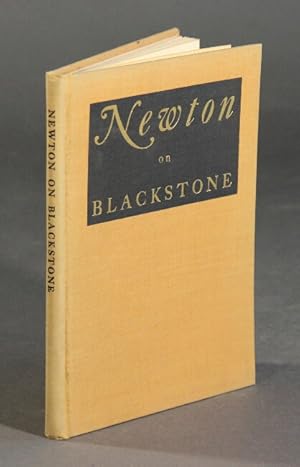 Newton on Blackstone