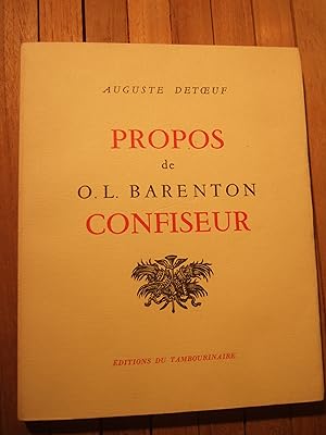 Imagen del vendedor de Propos de O.L. Barenton confiseur - a la venta por Domifasol