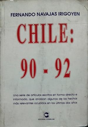 Imagen del vendedor de Chile 90-92 a la venta por Librera Monte Sarmiento