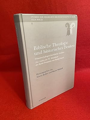 Imagen del vendedor de Biblische Theologie und Historisches Denken: Wissenschaftsgeschichtliche Studien a la venta por St Philip's Books, P.B.F.A., B.A.