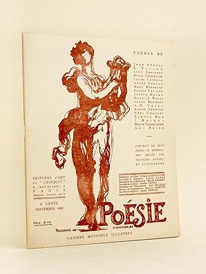 Image du vendeur pour Posie. Cahiers Mensuels Illustrs. 9e Anne N 11 - Novembre 1930 [ Dans ce Cahier : ] Jean Angeli ; E. Vivien ; Louis Groisard ; Octave Charpentier ; Lucien Chiselle ; Andr Descat ; Marc Bonnefoy ; Esther Van Loo ; Joseph Dulac ; Jenri Weiss ; Lucien Bonnefoy ; A.-H. Vazou ; Arsne Yergath ; Paul Chauvet ; Edmond Mag ; J. Bridot ; Marthe Yvonne Lenoir ; Guy Reiss mis en vente par Librairie du Cardinal