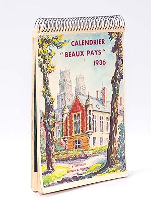 Seller image for Calendrier "Beaux Pays" 1936 for sale by Librairie du Cardinal