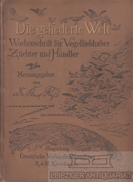 Seller image for Die gefiederte Welt. 22. Jahrgang Heft 1- 51 Zeitschrift fr Vogelliebhaber, -hndler, -zchter for sale by Leipziger Antiquariat