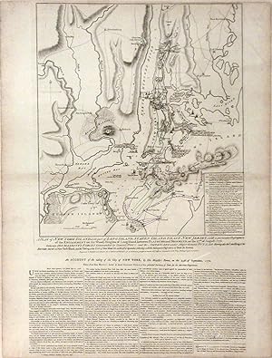 A Plan of New York Island, with part of Long Island, Staten Island & East New Jersey.