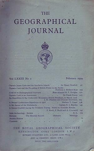 Seller image for The Geographical Journal: Vol LXXIII No. 2 for sale by Mr Pickwick's Fine Old Books