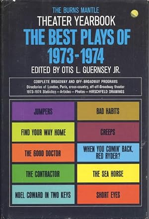 Imagen del vendedor de The Burns Mantle Theatre Yearbook, The Best Plays of 1972-1974 a la venta por Bay Books