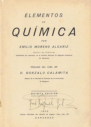 Seller image for ELEMENTOS DE QUMICA for sale by Librera Torren de Rueda