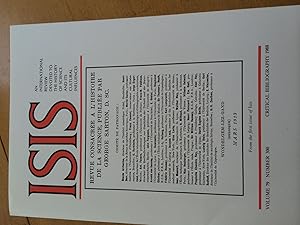 Seller image for ISIS : An International Review Devoted to the History of Science and Its Cultural Influences, Volume 79, Number 300, Critical Bibliography 1988 for sale by H&G Antiquarian Books