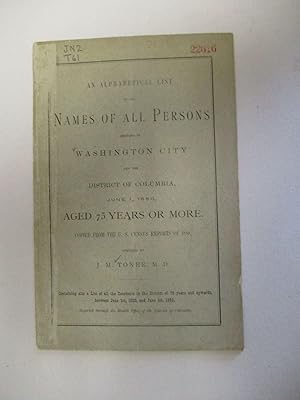 AN ALPHABETICAL LIST OF THE NAMES OF ALL PERSONS RESIDING IN WASHINGTON CITY AND THE DISTRICT OF ...