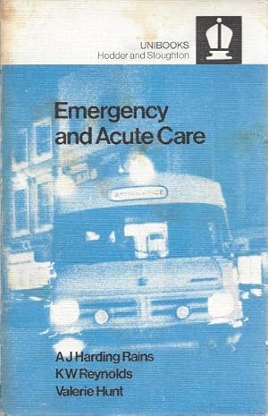 Imagen del vendedor de Emergency and Acute Care a la venta por North American Rarities