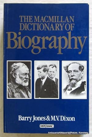 Seller image for The Macmillan Dictionary of Biography. London, Papermac, 1982. 2 Bl., 854 S. Or.-Brosch.; minimal angestaubt. (ISBN 0333324927). for sale by Jrgen Patzer