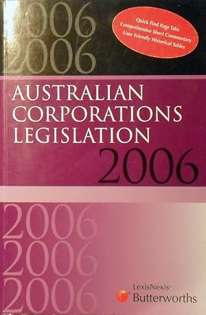 Australian Corporation Legislation, 2006