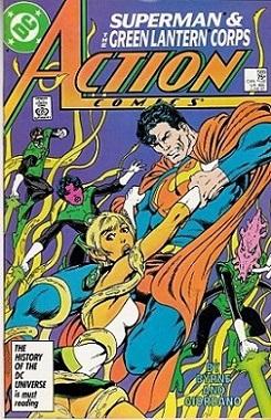 Bild des Verkufers fr Action Comics: Superman & The Green Lantern Corps; No. 589 zum Verkauf von Shamrock Books