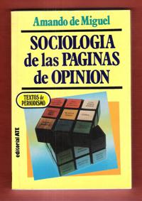 Sociologia de Las Paginas De Opinion