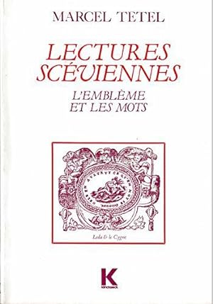 Bild des Verkufers fr Lectures scviennes. l'emblme et les mots zum Verkauf von JLG_livres anciens et modernes