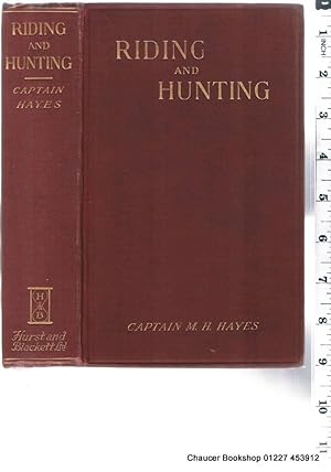 Seller image for RIDING AND HUNTING for sale by Chaucer Bookshop ABA ILAB