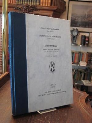 Imagen del vendedor de Engelbert Kaempfer (1651-1716) - Philipp Franz von Siebold (1796-1866) : Gedenkschrift ergnzt durch eine Darstelung der deutschen Japanologie. Deutsch und Japanisch. a la venta por Antiquariat an der Stiftskirche