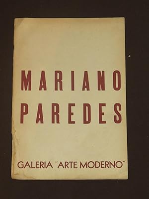 Seller image for Mariano Paredes. 25 Reproducciones En Blanco Y Negro Y Seis Maderas Impresas Con Las Planchas Originales. for sale by Librera Urbe