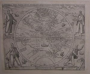 America sive novvs orbis respectv Evropaeorvm inferior globi terrestris pars 1596