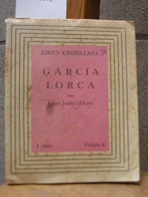 Seller image for GARCIA LORCA. Lrics castellans for sale by LLIBRES del SENDERI