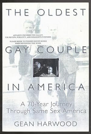 Bild des Verkufers fr The Oldest Gay Couple in America: A 70-Year Journey Through Same Sex America zum Verkauf von Between the Covers-Rare Books, Inc. ABAA