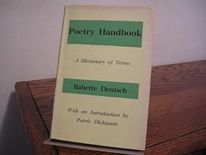 Seller image for Poetry Handbook: A Dictionary of Terms for sale by Bungalow Books, ABAA