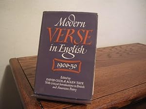 Seller image for Modern Verse in English: 1900-1950 for sale by Bungalow Books, ABAA