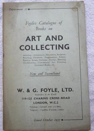 Foyle's Catalogue of Books on Art and Collecting, New and Secondhand, October 1937