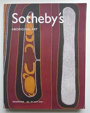 Aboriginal Art. Sotheby's, Melbourne 26-27 July 2004.