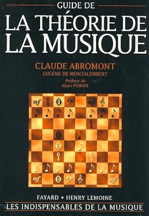 Bild des Verkufers fr Guide de La Theorie de la Musique. zum Verkauf von Fundus-Online GbR Borkert Schwarz Zerfa