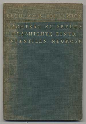 Bild des Verkufers fr Nachtrag zu Freuds "Geschichte einer Infantilen Neurose" zum Verkauf von Between the Covers-Rare Books, Inc. ABAA