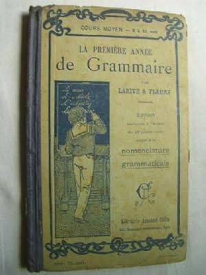 LA PREMIÈRE ANNÉE DE GRAMMAIRE