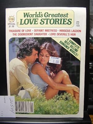 Immagine del venditore per WORLD'S GREATEST LOVE STORIES Jan-Feb, 1983 venduto da The Book Abyss