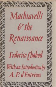 Imagen del vendedor de Machiavelli and the Renaissance a la venta por Sutton Books