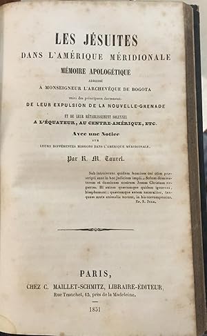 1) Les Jesuites, par un solitaire. 2) De L'Existence et des Jesuites 3) La Loi et Les Jesuites 4)...