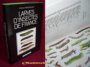 Atlas d'entomologie - LARVES D'INSECTES DE FRANCE -- Vers blancs - Chenilles - Asticots ------ 19...
