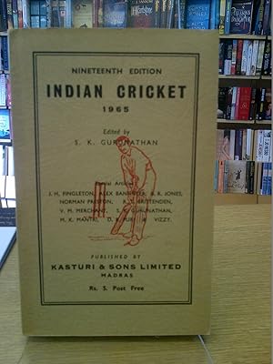 Image du vendeur pour Indian Cricket 1965 (19th Ed.) mis en vente par Paragon Books BA FSB