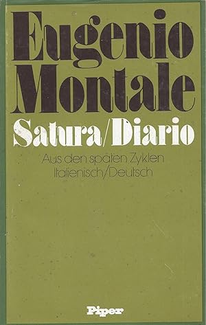 Seller image for Satura/Diario Aus den spten Zyklen Italienisch/Deutsch for sale by ART...on paper - 20th Century Art Books