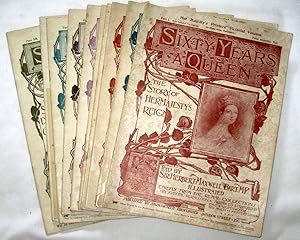 Sixty Years A Queen The Story of Her Majesty's Reign. Complete Set of 10 Original Magazines.