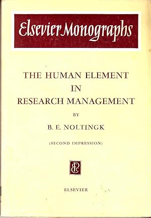 Immagine del venditore per The human element in research management venduto da *bibliosophy*