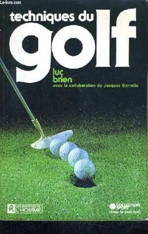 Seller image for TECHNIQUES DU GOLF. for sale by Le-Livre